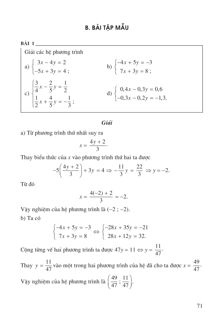 Bài 3: Phương trình và hệ phương trình bậc nhất nhiều ẩn